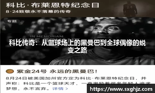 科比传奇：从篮球场上的黑曼巴到全球偶像的蜕变之路