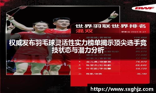 权威发布羽毛球灵活性实力榜单揭示顶尖选手竞技状态与潜力分析